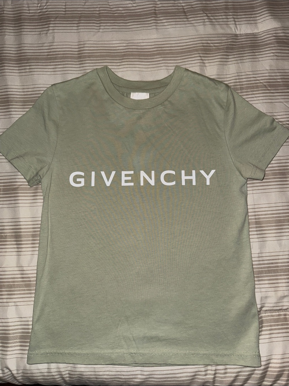 Givenchy Kids Sage Green Logo Tee